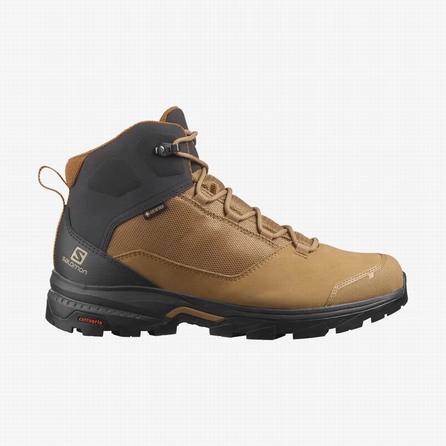 Salomon Outward Gore-tex Vandringskängor Herr Bruna [UBG5494HN]